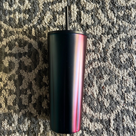 Starbucks Limited Edition 2021 Fall Matte Red and Blue Ombré Cold Cup Tumbler - Picture 2 of 6